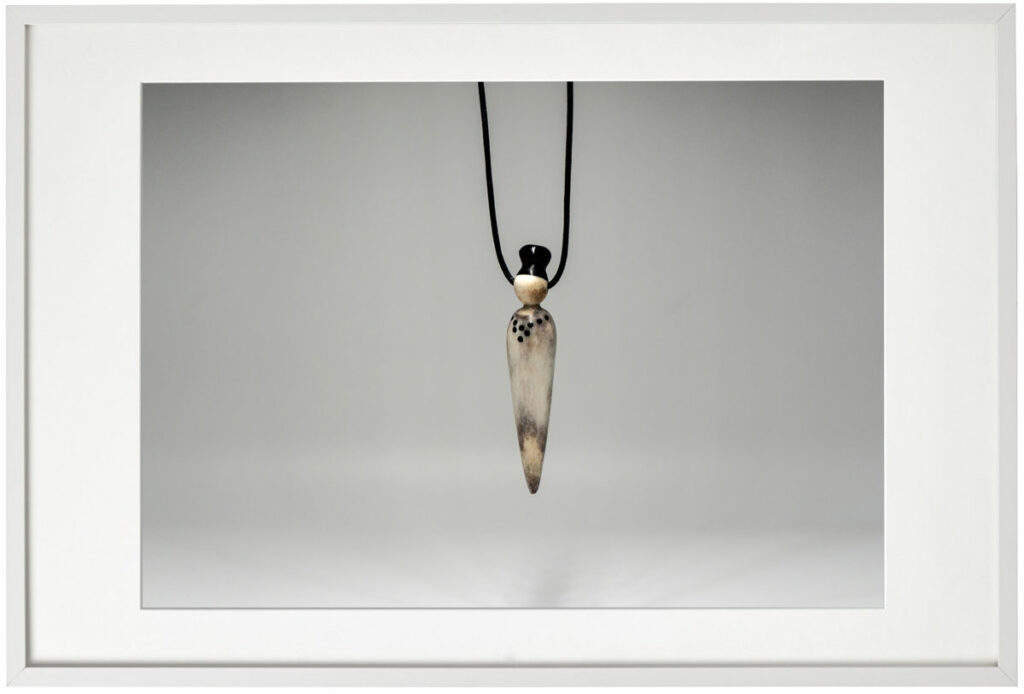 Caribou Necklace Inuk Woman, Laura Lennert Jensen, March 2019, Aarhus Denmark