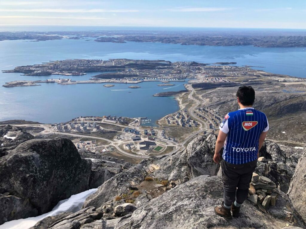 View Nuuk from Store Malene, Nuuk Greenland, Photo: © Suuluaraq John Petersen Motzfeld